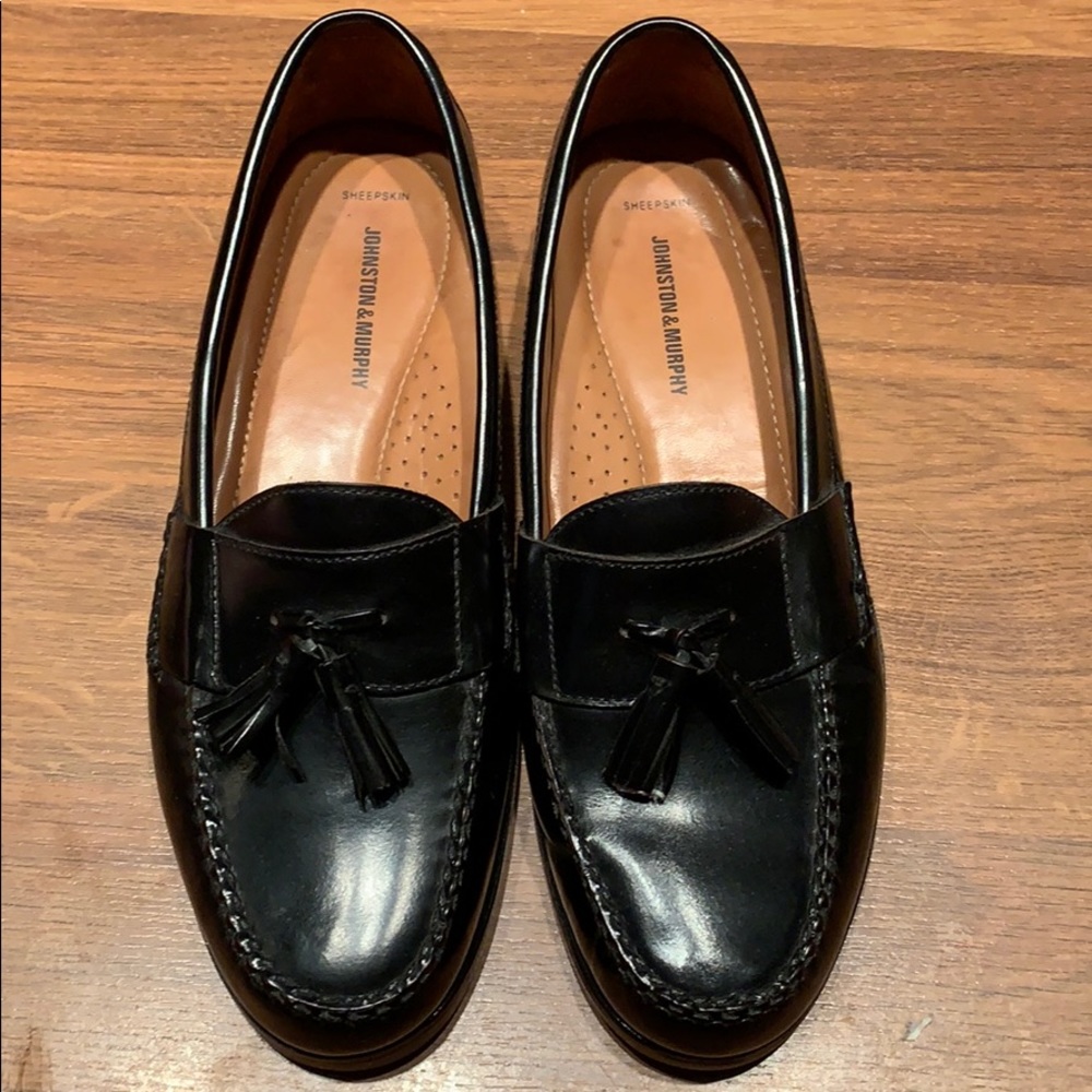 Johnston & Murphy Black Dress Shoes